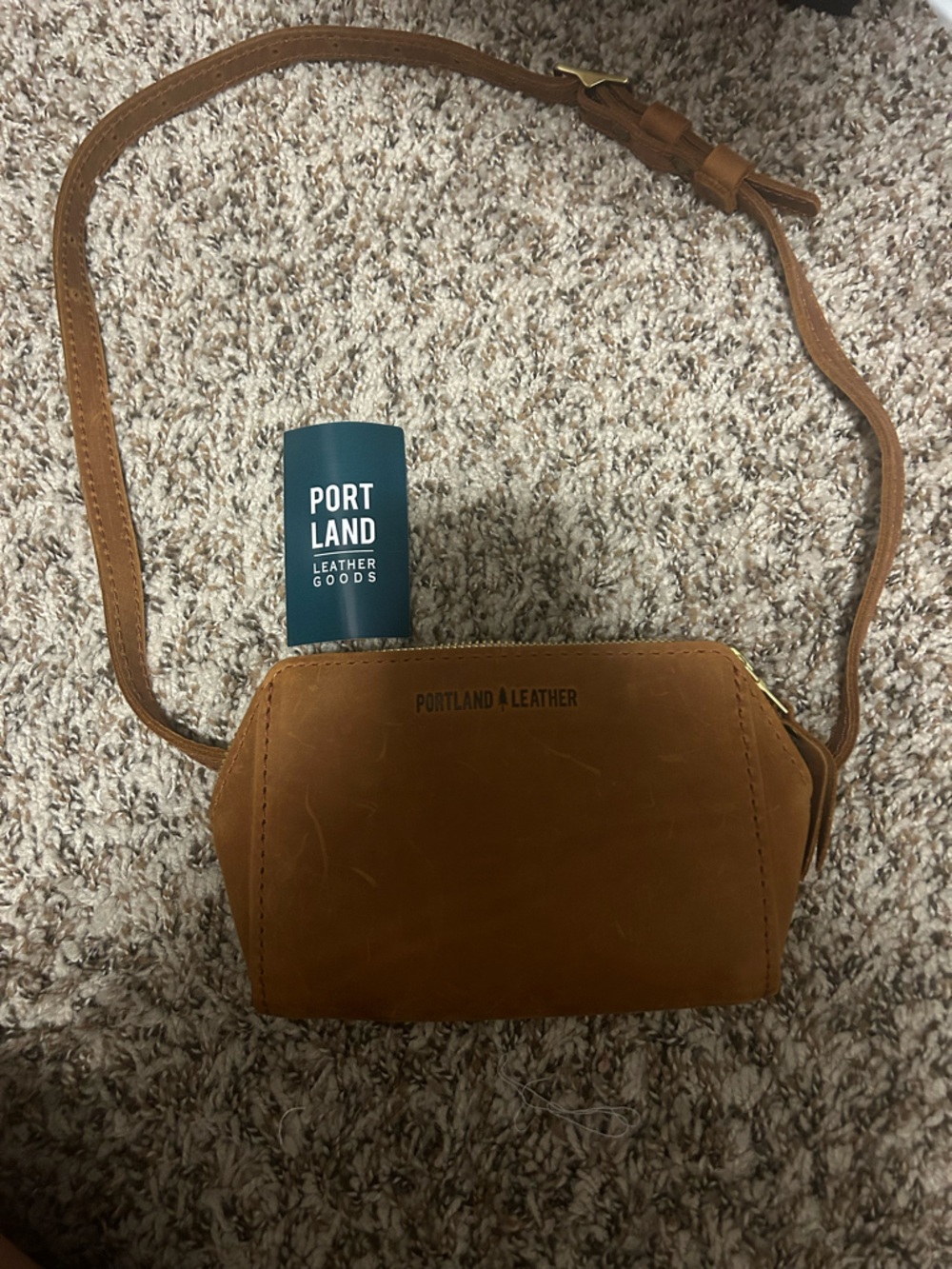 Never Used Portland Leather Crossbody Bag